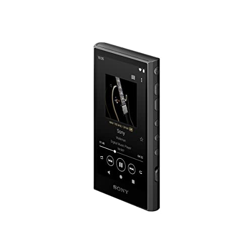 Sony NW-A306 Walkman 32GB Hi-Res Portable Digital Music Player with Android, up to 36 Hour Battery, Wi-Fi & Bluetooth and USB Type-C – Black NW-A306/B, Black