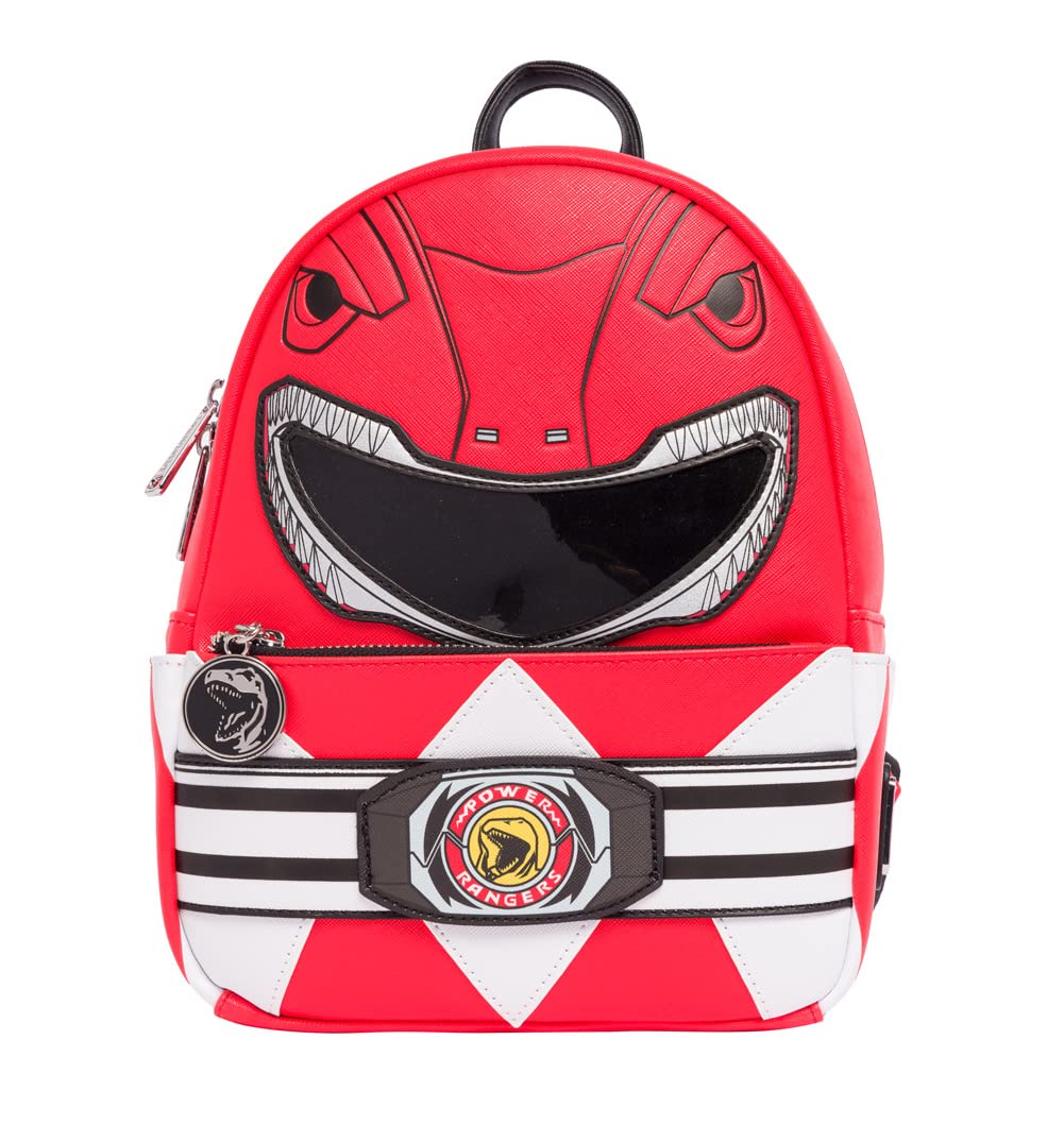 Loungefly Power Red Ranger Cosplay Mini Backpack Toyz N Fun Exclusive