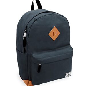 Everest Unisex-Adult's Vintage Laptop Backpack, Navy, One Size