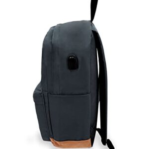 Everest Unisex-Adult's Vintage Laptop Backpack, Navy, One Size