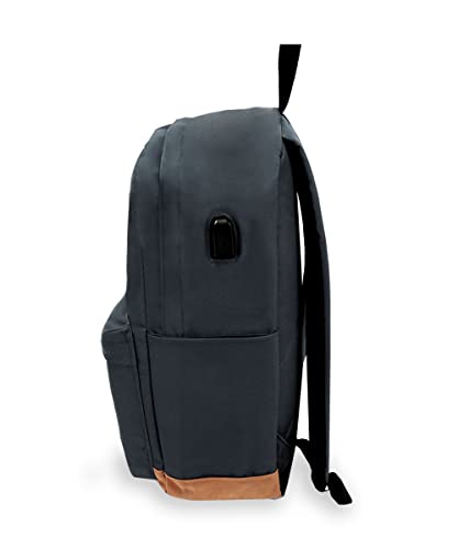 Everest Unisex-Adult's Vintage Laptop Backpack, Navy, One Size