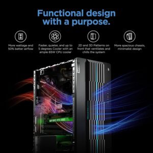 Lenovo 2023 IdeaCentre 5i Gaming Desktop PC, GeForce RTX 3060, Intel 12-Core i7-12700 12th Gen, 32GB RAM 3200MHz, 1TB PCIe SSD + 1TB HDD, 2 Year Warranty, Keyboard & Mouse, Ethernet, WiFi 6