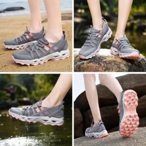 ziitop Water Shoes Women Outdoor Hiking Shoes Quick Drying Beach Aqua Shoes Travel Trekking Walking Climbing Sneakers