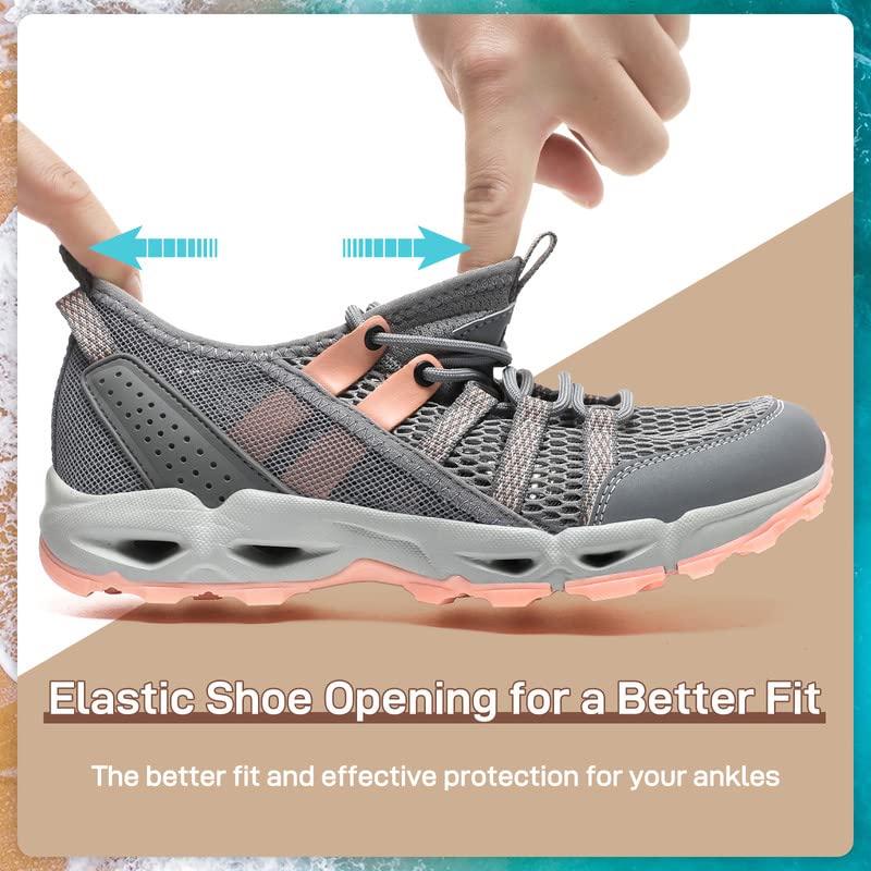 ziitop Water Shoes Women Outdoor Hiking Shoes Quick Drying Beach Aqua Shoes Travel Trekking Walking Climbing Sneakers