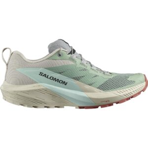 salomon women's athletics trail running shoes, lily pad rainy day bleached aqua, 8.5 au