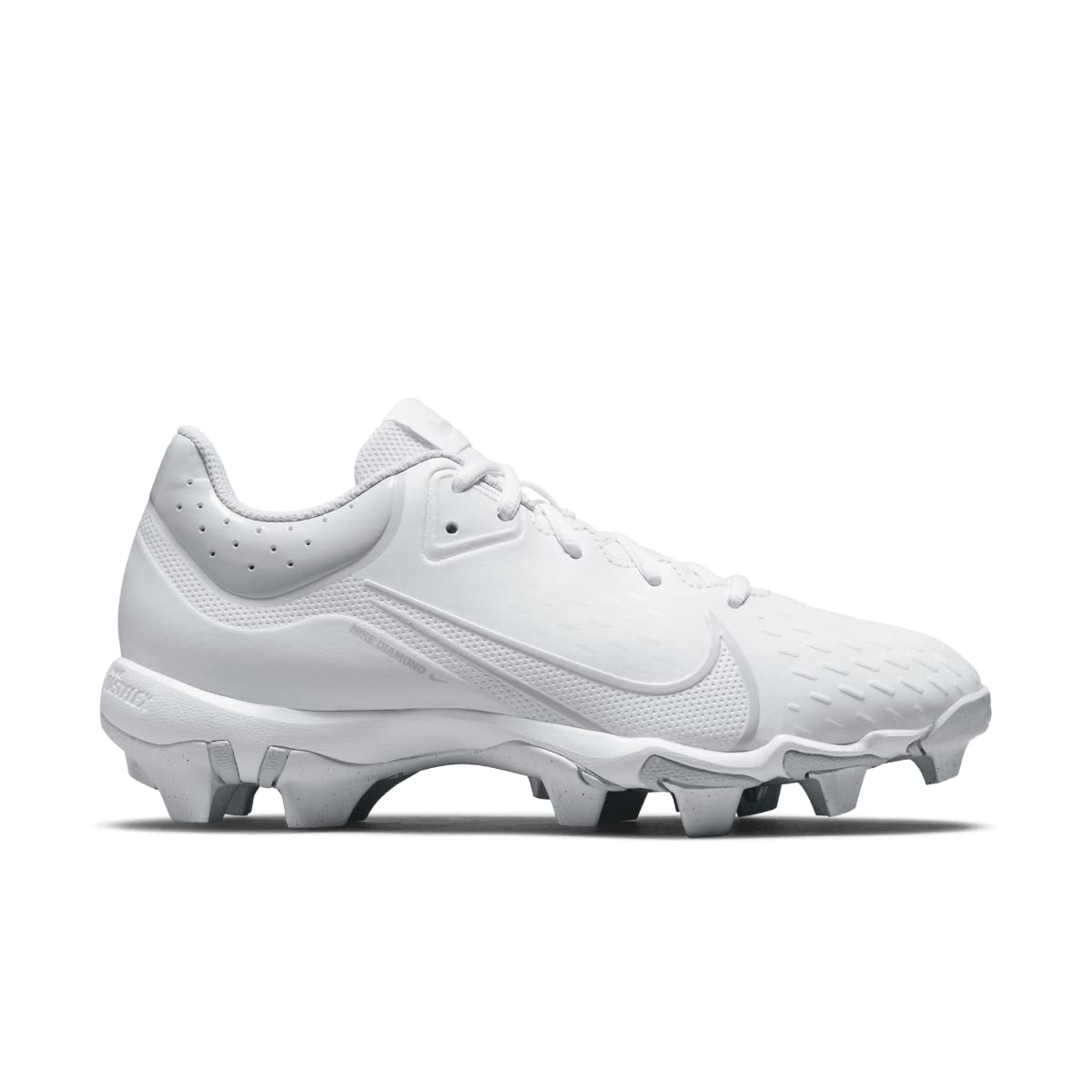 Nike Hyperdiamond 4 Keystone Molded Softball Cleats White | Black SZ 8.5