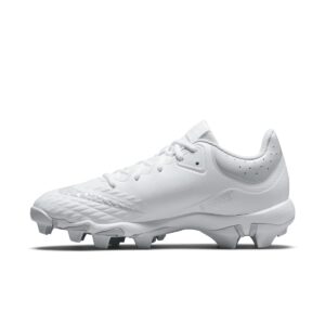 Nike Hyperdiamond 4 Keystone Molded Softball Cleats White | Black SZ 8.5