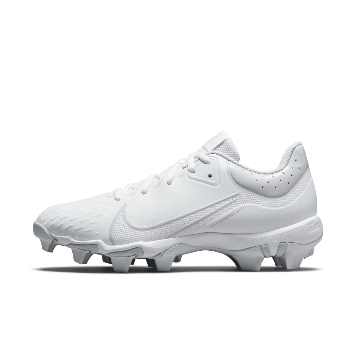 Nike Hyperdiamond 4 Keystone Molded Softball Cleats White | Black SZ 8.5