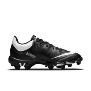 Nike Hyperdiamond 4 Keystone Molded Softball Cleats Black | Black | White SZ 9