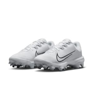 Nike Women's Hyperdiamond 4 Pro Molded Softball Cleats White | Black Size 8.5 Medium