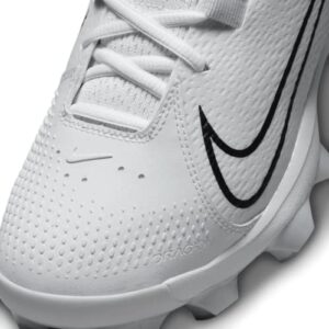 Nike Women's Hyperdiamond 4 Pro Molded Softball Cleats White | Black Size 8.5 Medium