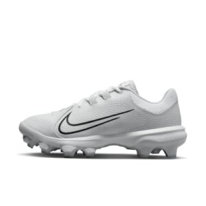 Nike Women's Hyperdiamond 4 Pro Molded Softball Cleats White | Black Size 8.5 Medium