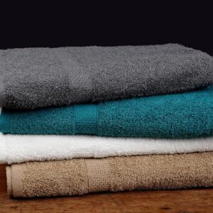 Textila Cotton Bath Towels - Medium Bath Towel 24x48 Inches - Pack of 4 - Multi Color - Soft and Absorbent Towels for Bathroom, Gym, Pool, Spa, Hotel, Home & Hair Wrap Use