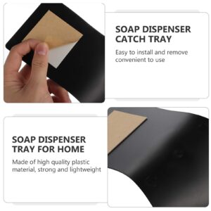 UPKOCH 1Pc Water Tray Wall Soap Holder Spray Drip Tray Conditioner Dispenser Catch Tray Wall soap soap drip Tray soap Container Tray foaming soap Lotion Plastic Soap Dispenser