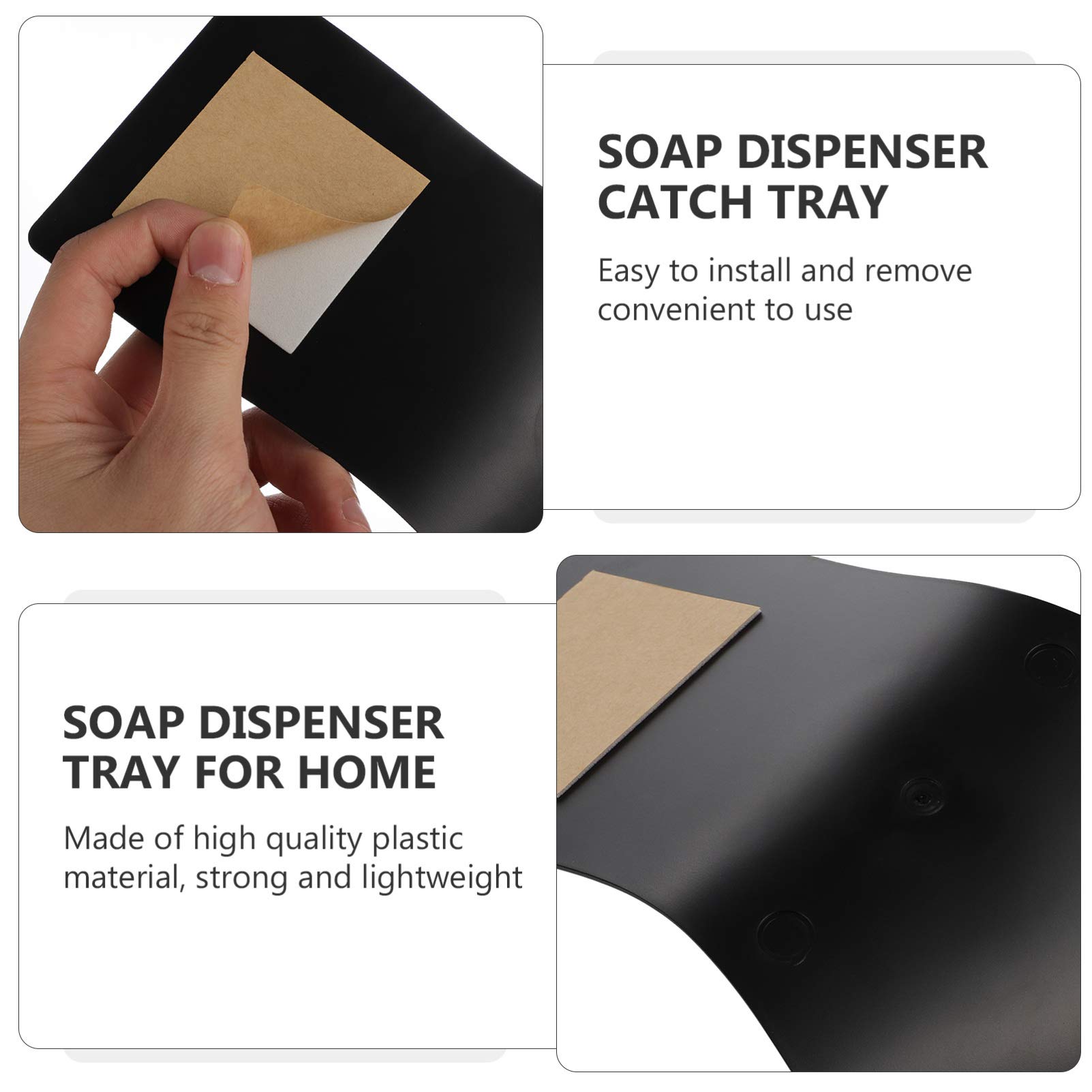 UPKOCH 1Pc Water Tray Wall Soap Holder Spray Drip Tray Conditioner Dispenser Catch Tray Wall soap soap drip Tray soap Container Tray foaming soap Lotion Plastic Soap Dispenser