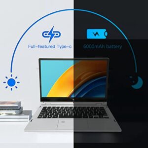 Acogedor 13.3 Inch Touch Screen Laptop for Windows11, 1920 X 1080 HD IPS Display 360 Degree Rotation Laptop Computer, 16 + 256G, with Fingerprint