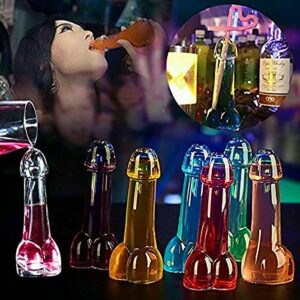 romehaha wine glass set of 4(150 ml), sexy funny cup cocktail glasses,creative high boron beer glass,juice drinking cups for bar night club party ktv,mini mug shot glasses 2.4'' w x 5.9'' h