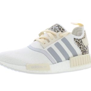 Adidas NMD R1 Womens Shoes Size 8, Color: Cloud White/Silver Metallic/Ecru Tint