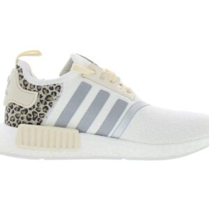 Adidas NMD R1 Womens Shoes Size 8, Color: Cloud White/Silver Metallic/Ecru Tint