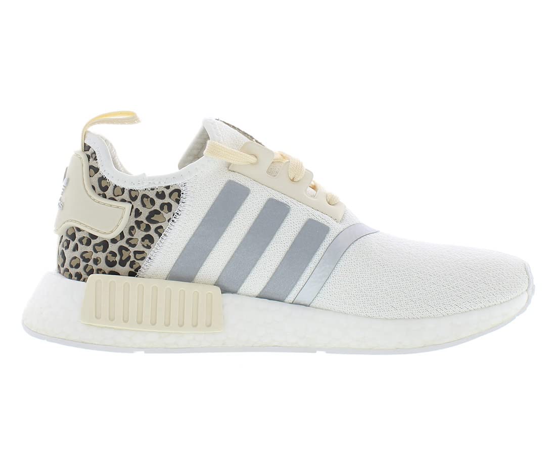 Adidas NMD R1 Womens Shoes Size 8, Color: Cloud White/Silver Metallic/Ecru Tint