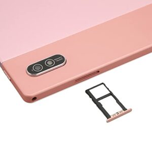 Airshi Belt Tablet, 10.0 Inch Pink Front 8MP Back 13MP Tablet 100‑240V for Work (US Plug)