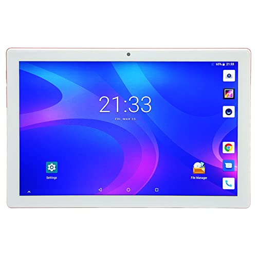 Airshi Belt Tablet, 10.0 Inch Pink Front 8MP Back 13MP Tablet 100‑240V for Work (EU Plug)