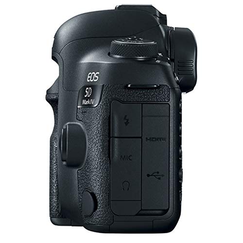Canon EOS 5D Mark IV DSLR Camera w/EF 24-105MM F/4 L is II USM Zoom Lens + 1+ 128GB Memory, TTL Speedlite Flash, Battery Grip, Filters, Case, Tripod + More (36PC Bundle Kit)