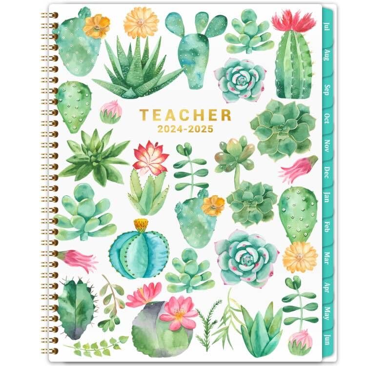 2024-2025 Teacher Planner - Teacher Lesson Planner 2024-2025, July 2024 - June 2025, 8" x 10", Weekly & Monthly Lesson Plan Book for Teachers