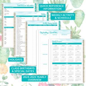 2024-2025 Teacher Planner - Teacher Lesson Planner 2024-2025, July 2024 - June 2025, 8" x 10", Weekly & Monthly Lesson Plan Book for Teachers