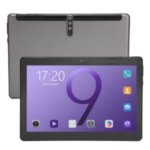 10.1 inch tablet gray - 1960x1080 ips hd display, kids educational tablet, 4gb ram 64gb rom, 10 core processor, 5mp + 13mp, slim metal design, 8800mah long lasting battery