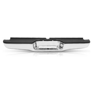 SOCKIR Rear Bumper Assembly Fit for 1995-2004 Toyota Tacoma Chrome Steel