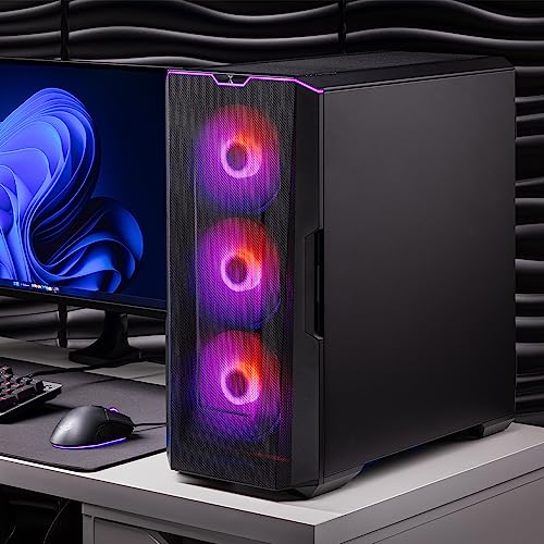 Skytech Eclipse Gaming PC Desktop – Intel Core i7 13700K 3.4 GHz, NVIDIA RTX 4080, 1TB NVME Gen4 SSD, 32GB DDR5 RAM RGB, 1000W Gold PCIE 5.0 PSU, 420mm AIO, 11AC Wi-Fi, Windows 11 Home 64-bit