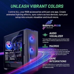 Skytech Eclipse Gaming PC Desktop – Intel Core i7 13700K 3.4 GHz, NVIDIA RTX 4080, 1TB NVME Gen4 SSD, 32GB DDR5 RAM RGB, 1000W Gold PCIE 5.0 PSU, 420mm AIO, 11AC Wi-Fi, Windows 11 Home 64-bit