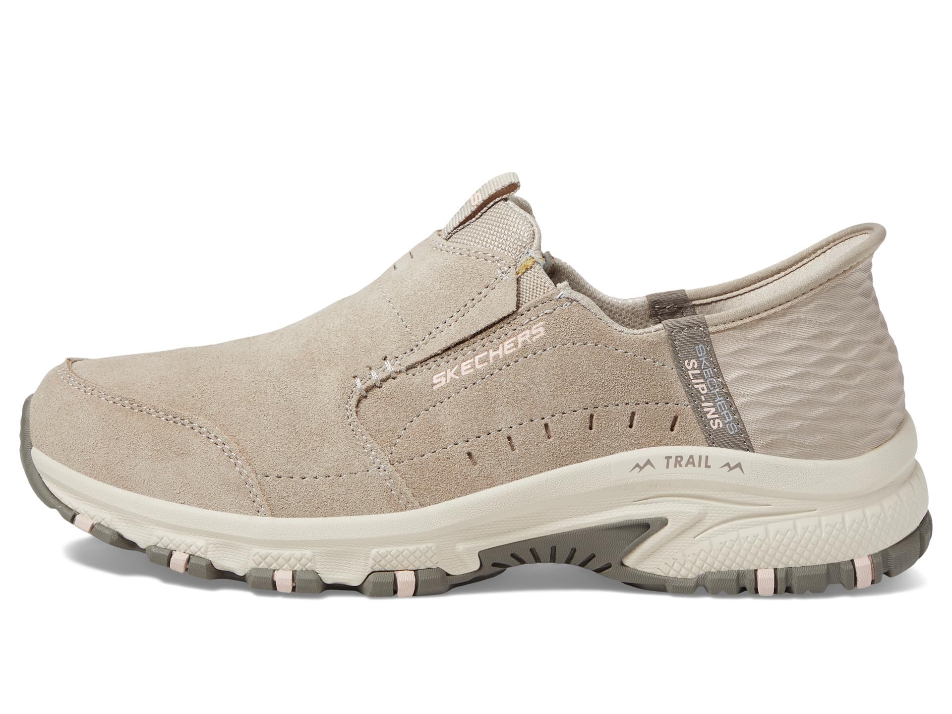 Skechers Women's Hands Free Slip-Ins Hillcrest-Sunapee Sneaker, Taupe, 9.5