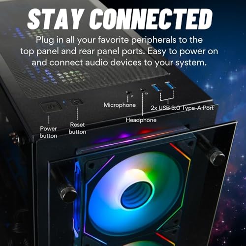 Stratos Micro Gaming Desktop - RTX 4070 TI Super (> 3090), Intel 20 Core i7-14700KF (~ i9-13900K), 32GB DDR5 RAM, 1TB NVMe SSD + 3TB HDD, WiFi, W11H - Liquid Cooled RGB Gamer Computer