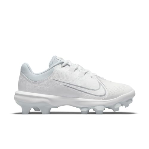 Nike Women's Hyperdiamond 4 Pro Molded Softball Cleats White | Gray Size 8.5 Medium