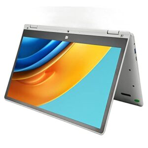 acogedor 13.3 inch convertible 2 in 1 ips touchscreen laptop, with fingerprint unlock, 16gb of high bandwidth memory, dual band 2.4ghz 5ghz wifi, webcam