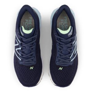 New Balance Women's W880N13 Running Shoe, Nb Navy/Bleach Blue/Green Aura, 10.5
