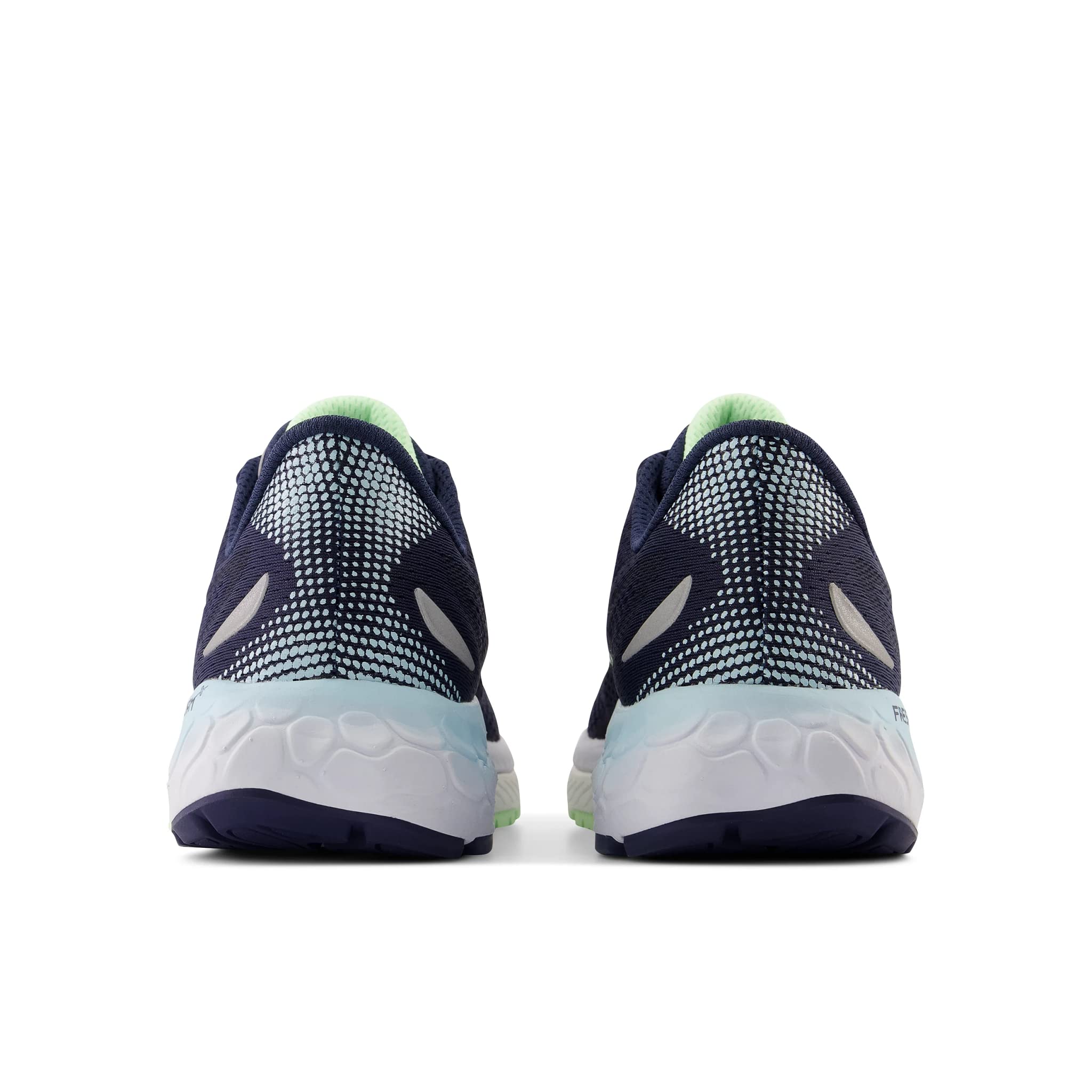 New Balance Women's W880N13 Running Shoe, Nb Navy/Bleach Blue/Green Aura, 11.5