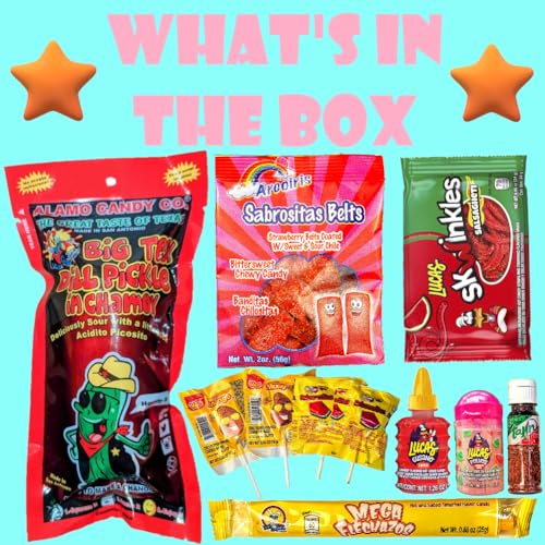 Chamoy Pickle Kit, Popular Mexican Candy, As Seen on Tik Tok Magnet 11 pc