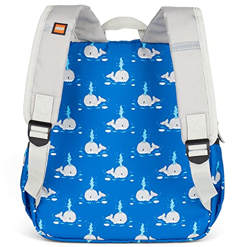 LEGO DUPLO BLOCK BACKPACK, Toddler-Sized School and Travel Bag for Boys and Girls, Whale Print