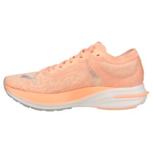 puma womens deviate nitro wildwash running sneakers shoes - orange - size 9 m