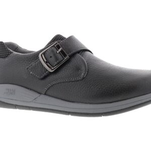 Drew Tempo, Womens Hook & Loop Orthopedic Comfort Shoe, Black Leather, 10.5 X-Wide (2E)