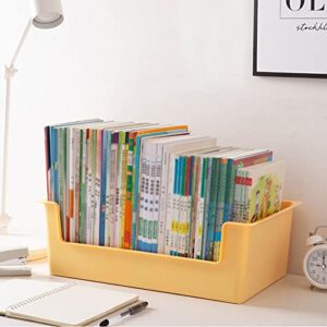 Classroom Book Container Bin Space Saving Book Storage Bins for Files Newspapers CDs