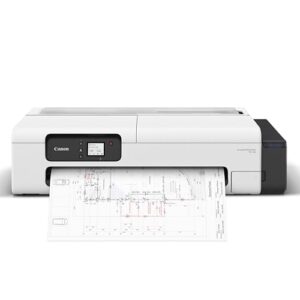 canon imageprograf tc-20 24" large format poster & plotter printer - automatic roll & cut sheet paper feeder, ships with 280ml of ink - usb, wi-fi, lan,white