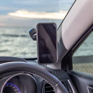 Quad Lock Car Phone Mount Suction Windshield Dash Mount, windscreen, Window Mount for iPhone, for Galaxy, for Pixel, for Universal Adaptor