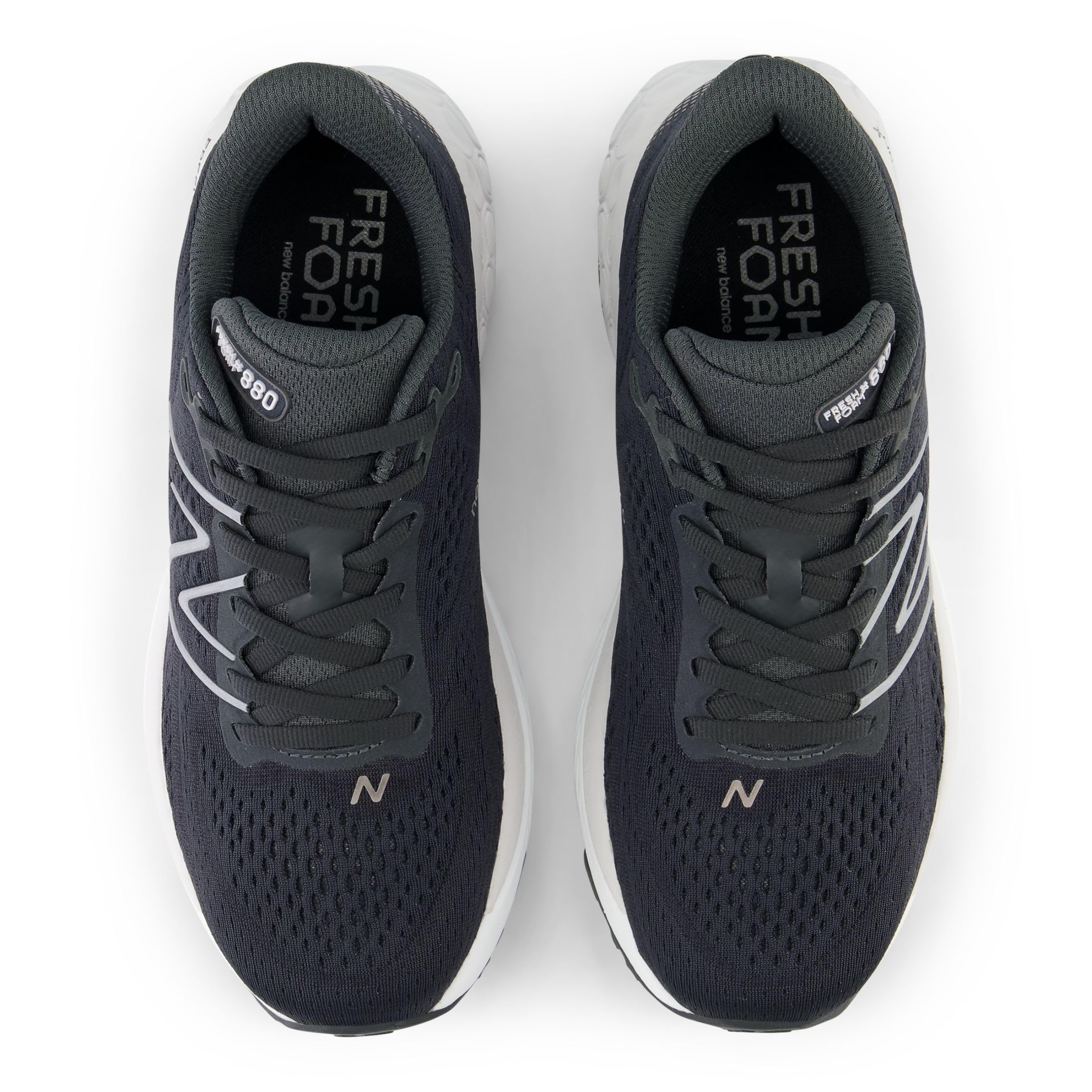 New Balance Women's W880K13 Running Shoe, Blacktop/Black/Silver Metallic, 9 Wide