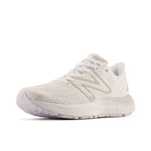 New Balance Women's Fresh Foam X 880 V13, White/Light Silver Metallic/Quartz Grey