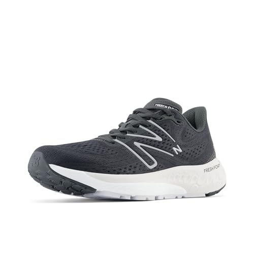 New Balance Women's W880K13 Running Shoe, Blacktop/Black/Silver Metallic, 10.5 Wide