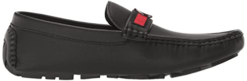 Guess Men's AUROLO Driving Style Loafer, Black 001, 12